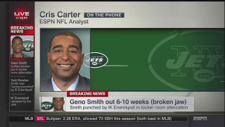Cris Carter Says Geno Smith's "Lack Of Leadership" Got Him Punched